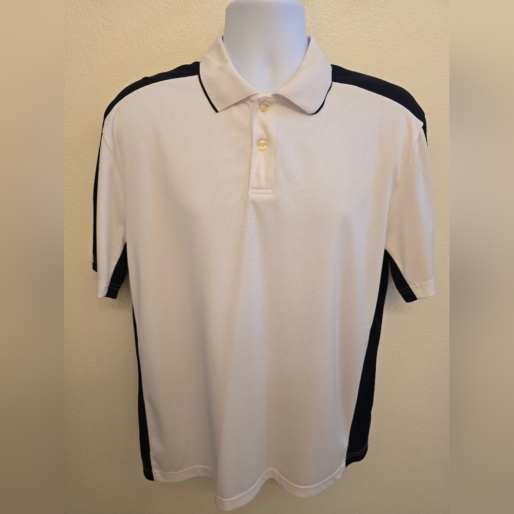 Chaps Men's Golf Stay Dry Short Sleeve Polo Shirt